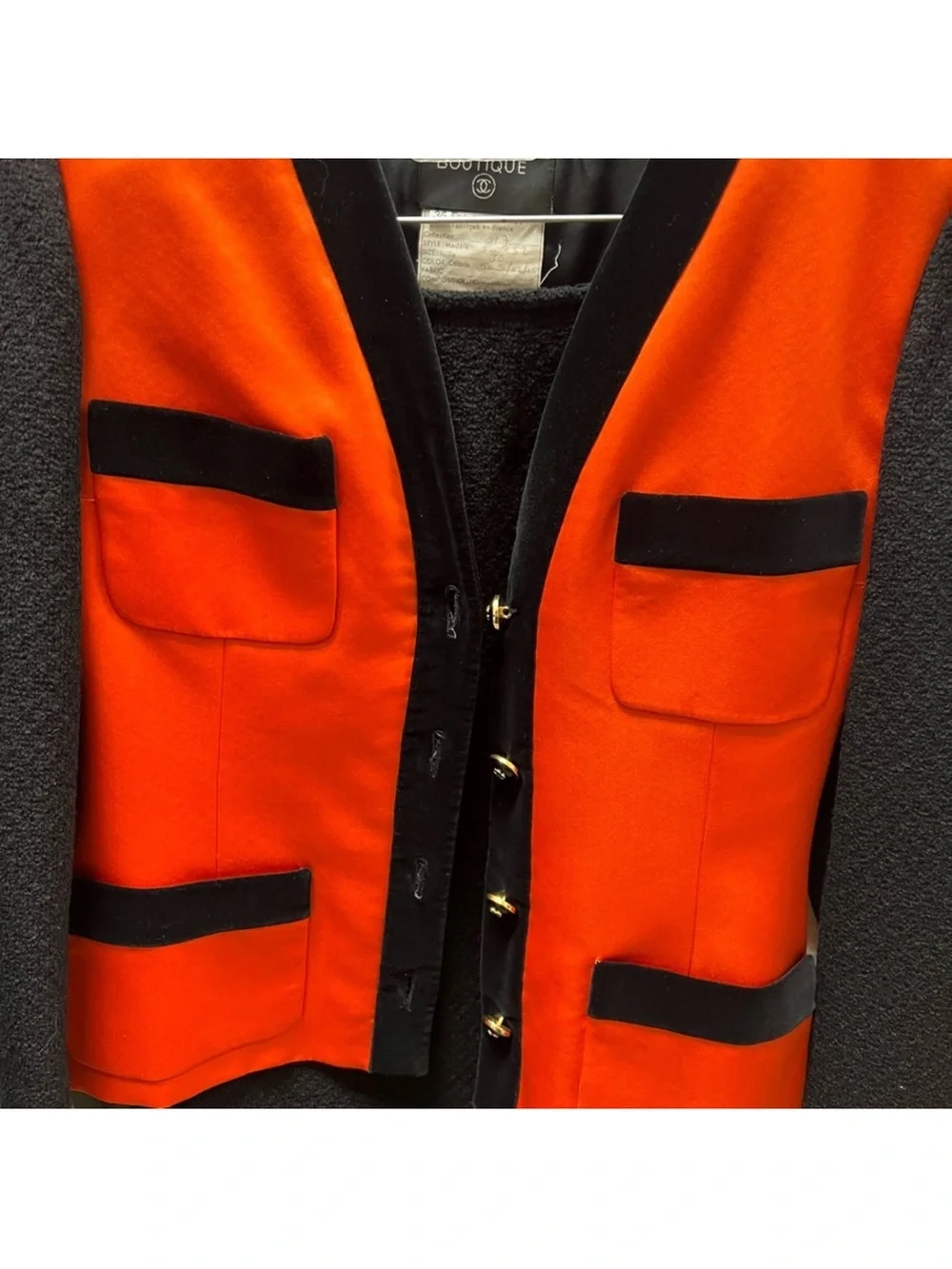 CHANEL 1988 orange
